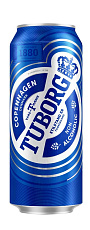 Пиво Tuborg б/а Банка 0,45 л. 1/24