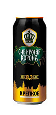 Пиво Сибирская корона крепкое 0,45 л ж/б Эфес О