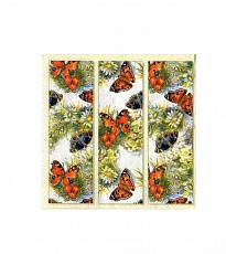 Салфетки Bouquet Art 12шт 3сл 33*33 Бабочки и Цветы